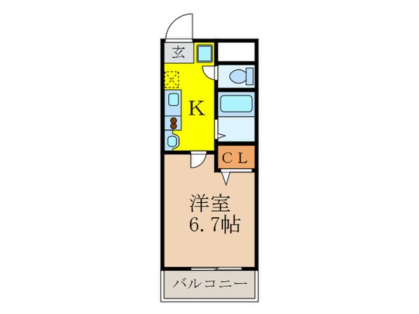 フローライト新大阪の物件間取画像